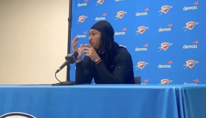 SGA今天在场上异常激动？杰林：没人注意的时候他经常这样